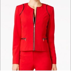 Calvin Klein Red Women's Blazer